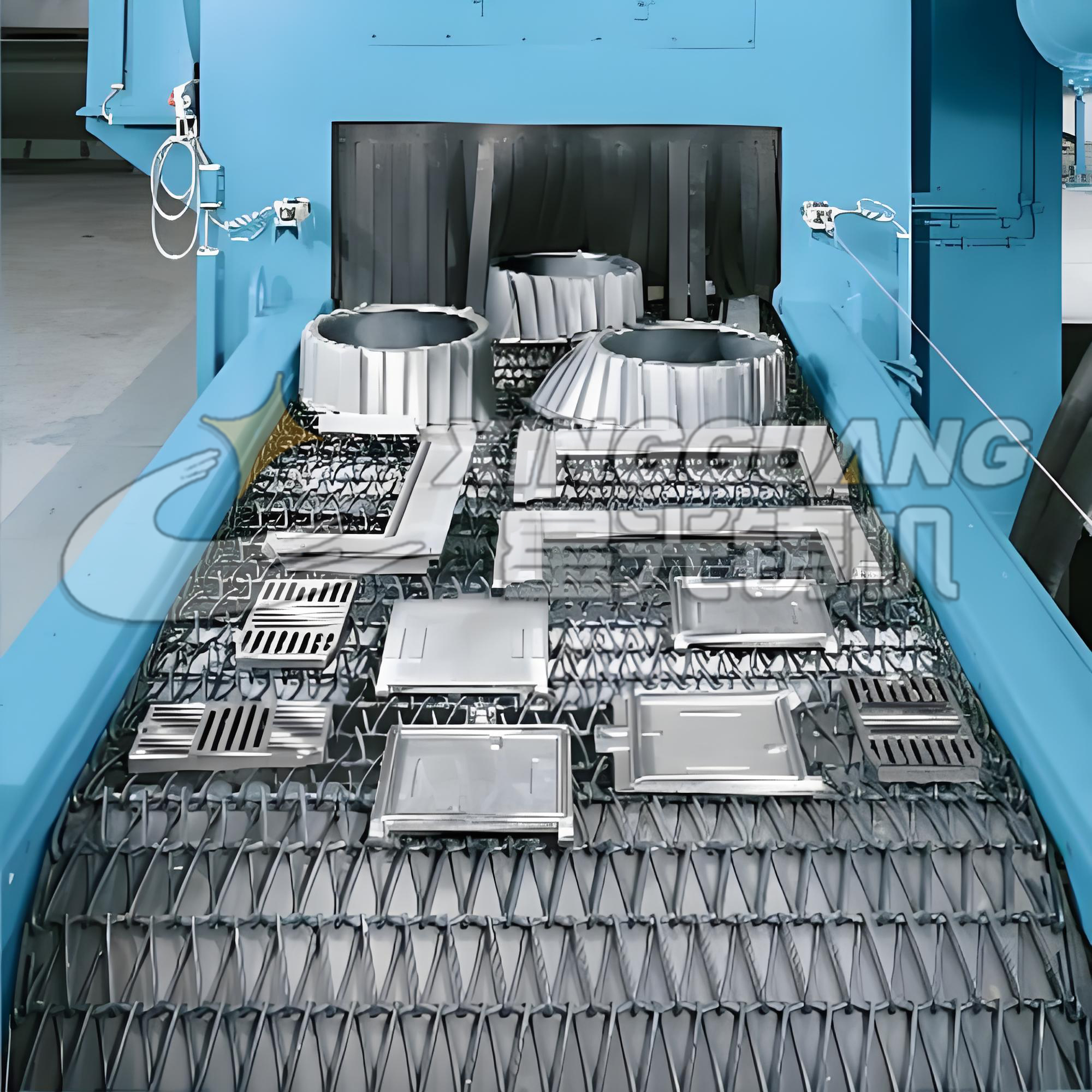  QWD 系列网带式抛丸清理机